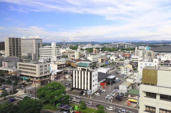 豊田市市街地の写真